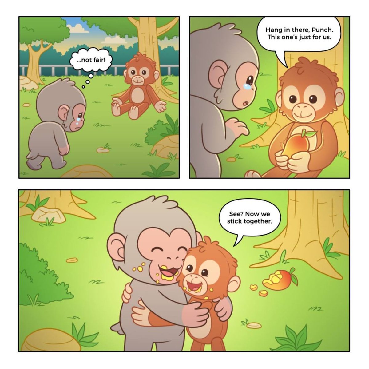Punch_on_sol's tweet photo. The Adventures of Punch &amp; Oran-Mama: The Stolen Mango https://t.co/HBAhYJKZSD