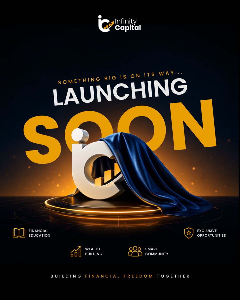 infinitycapng's tweet photo. Something big is coming. 

We are launching soon! https://t.co/9W299M3Pua