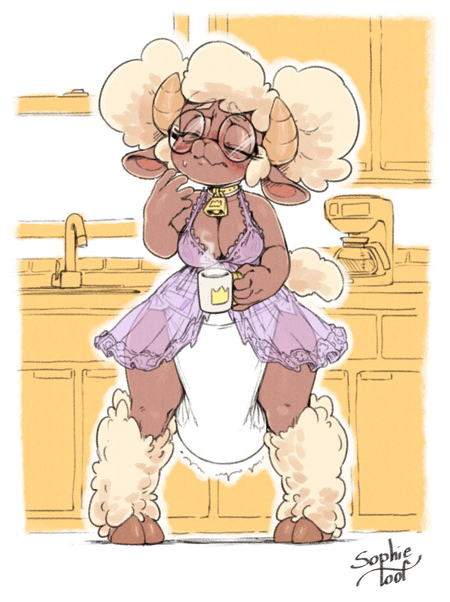 SophiePoof63's tweet photo. June's average morning routine~
Com for Baa on the blue site https://t.co/z15531jgyi