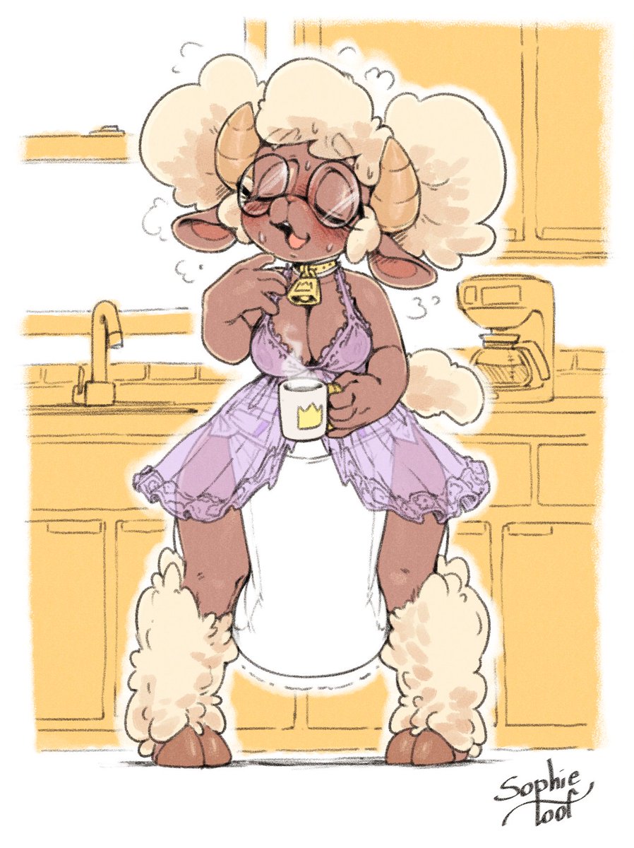SophiePoof63's tweet photo. June's average morning routine~
Com for Baa on the blue site https://t.co/z15531jgyi
