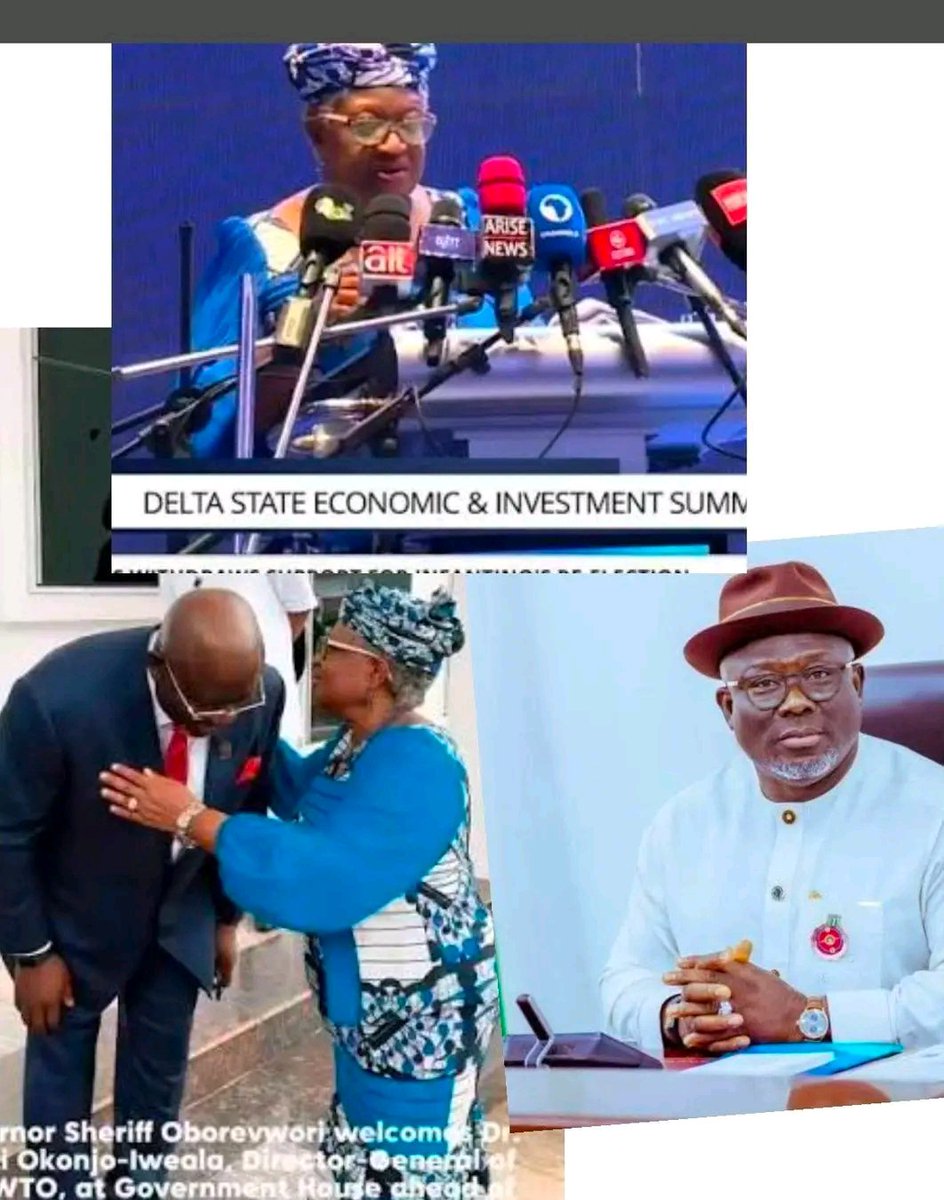 Immacoolb's tweet photo. "Turn Delta State into a marine logistics and ship repair hub. This will create quality jobs for the youths."

That was the charge from Dr. Ngozi Okonjo-Iweala to Governor Sheriff Oborevwori at today's Delta State Economic Conference

 I hope it receives the urgency it deserves. https://t.co/EOeCyrhjdJ
