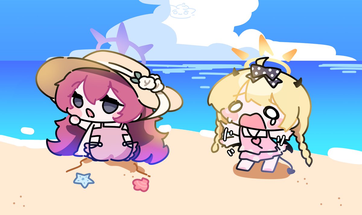 ggong0go's tweet photo. 🏖️💛🩷 https://t.co/BkltiXD7FF