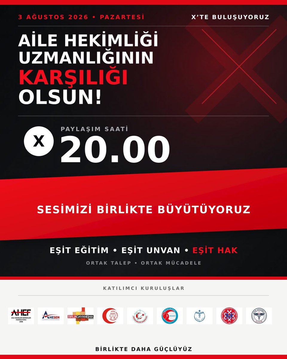 ahesenorgtr's tweet photo. Saat 20:00 de X teyiz.
@saglikbakanligi 
@AHEF2008 
@ahesenorgtr 
@drahmetkandemir https://t.co/2ekIKzqANM