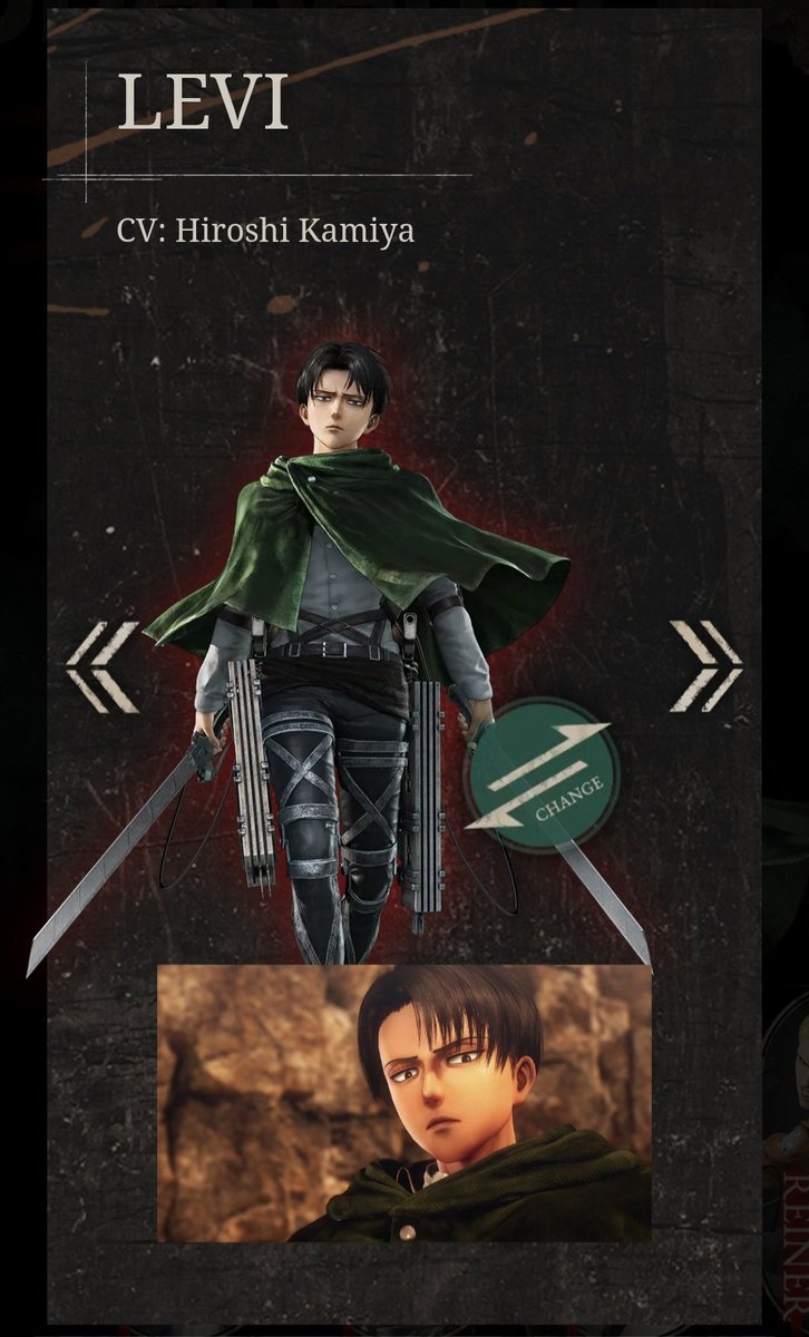 energy_ninja's tweet photo. I'm losin' my mind here, y'all. 

Levi looks so good. 

#AttackOnTitan3 https://t.co/5PgGGL0AWJ