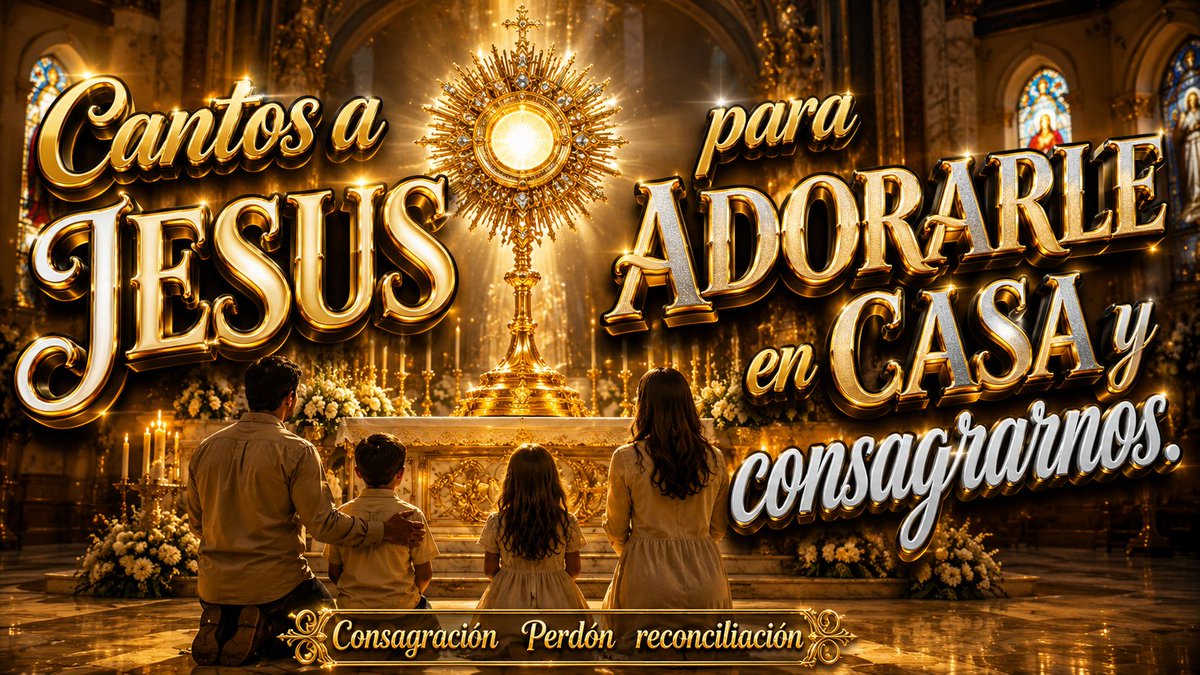 titisgm's tweet photo. Adoración a Jesús en Casa | Cantos para Consagrar tu Hogar y Sentir la Paz de Dios.
Link: https://t.co/RQ0hd0mxKt https://t.co/yzLxzC6xNI