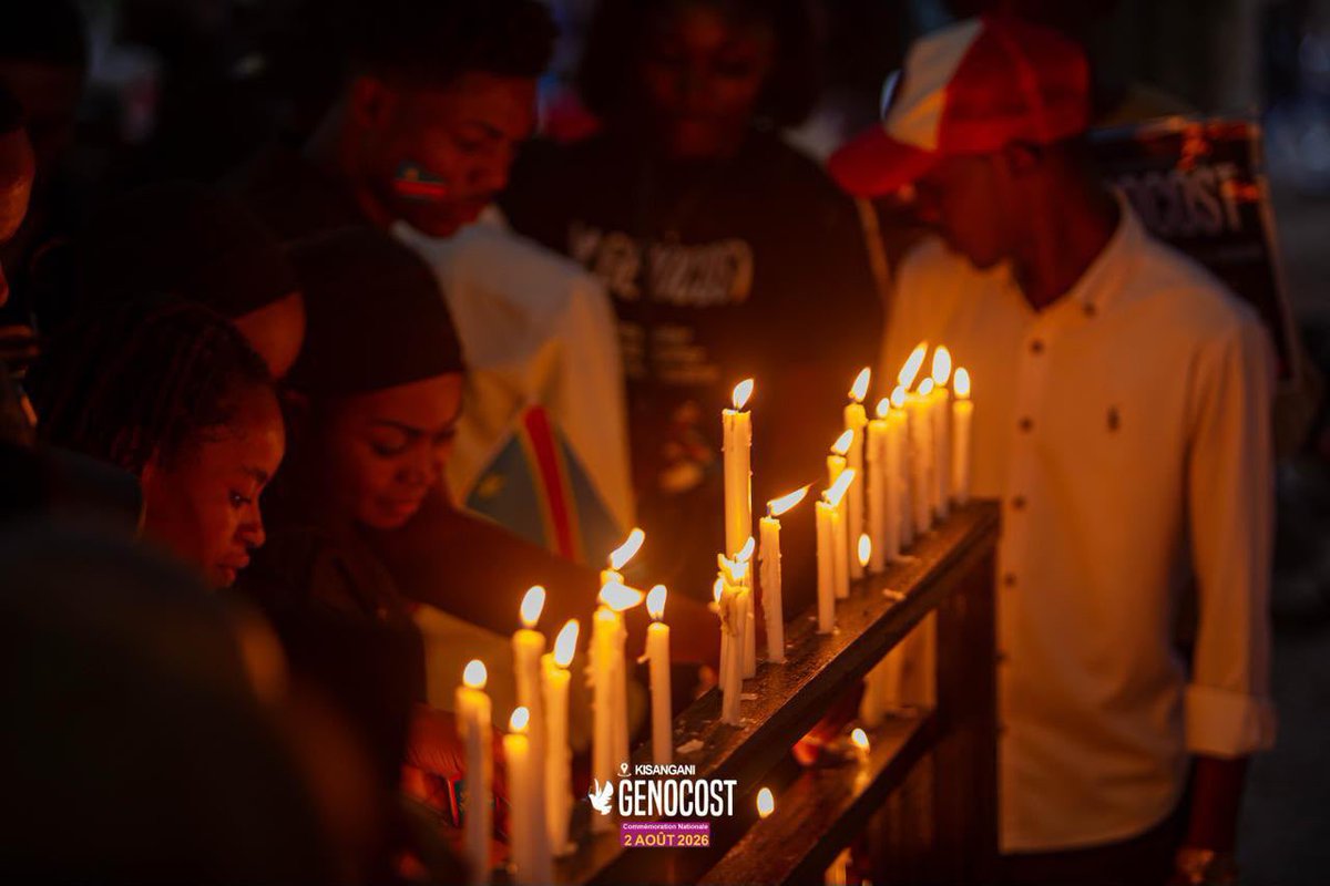 FonarevRDC's tweet photo. Kisangani se souvient.

Dans le recueillement et la dignité, la ville de Kisangani a rendu hommage aux millions de victimes du GENOCOST ainsi qu’à toutes les victimes des crimes commis en République démocratique du Congo. https://t.co/baCFY49BjQ