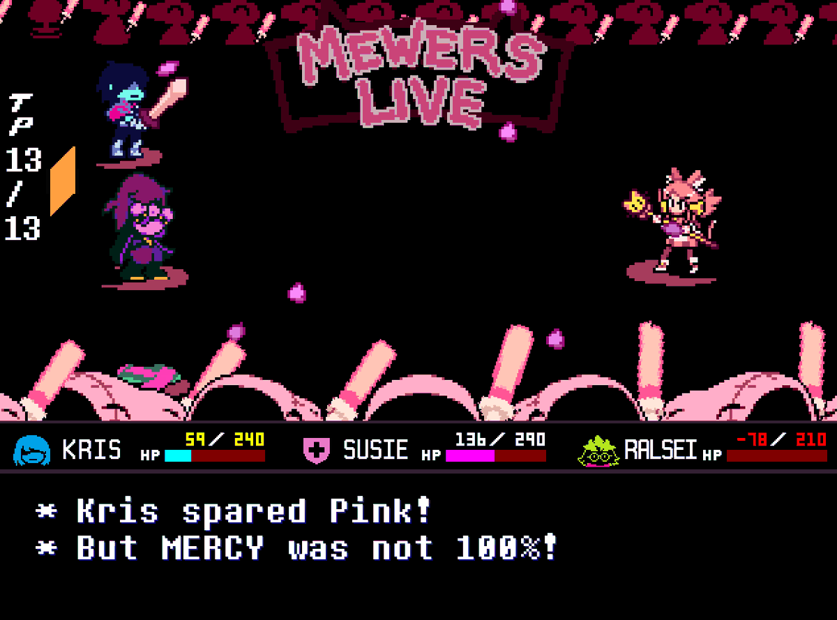 CDbagellover's tweet photo. they had to change the dialogue when sparing someone because in ch5 there IS an enemy named yellow https://t.co/acgMzvkrwr