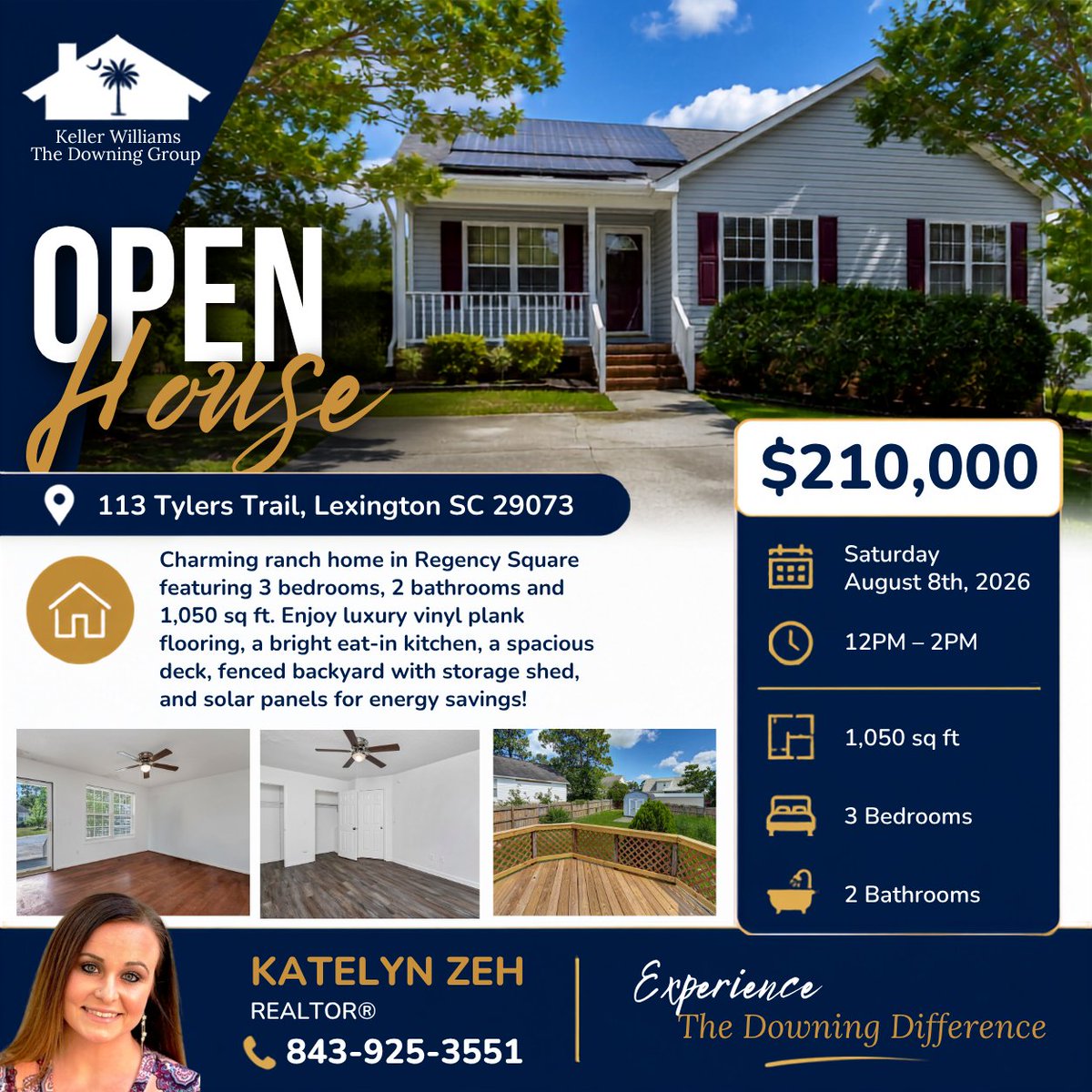 lakewoodbrent's tweet photo. π‘ Lexington, SC Open House
π 113 Tylers Trail
π
Sat., Aug. 8 | 12β2 PM
π²210,000
ποΈ 3 beds | π 2 baths
π 1,050 sq. ft.
Katelyn Zeh
π 843-925-3551
#LexingtonSC #OpenHouse #SCRealEstate #HomeForSale https://t.co/FeD7dv56Qs