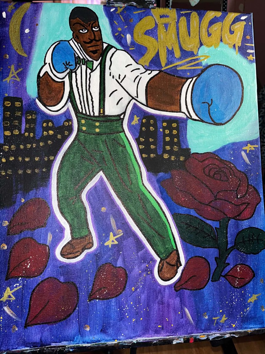 SmugDaBeast's tweet photo. Shoutout to my Cousin💯🔥
THANK YOU for making this AMAZING painting of Dudley!! I really love it! This is one of the COOLEST Paintings of all time! FOLLOW HER PAGE! & Show Some Love!!! 11/10 Painting! #duffcity
Instagram: https://t.co/fNYsNX8858
Tiktok: https://t.co/2kvGuexkv5 https://t.co/OJnPfv51KX