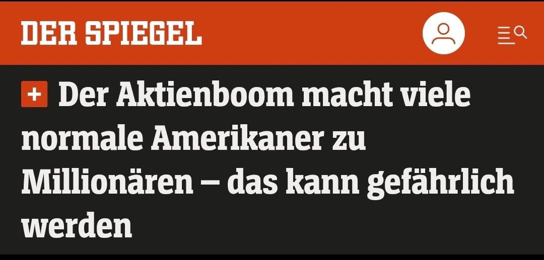 FinanzenmitF's tweet photo. Hohe Aktiengewinne das kann gefährlich werden! Wie wäre es stattdessen mit dem deutschen Rentensystem, bei dem man 45 Jahre einzahlt, um dann am Ende fast gar nichts zu kriegen? https://t.co/Y1DBFFgMoO