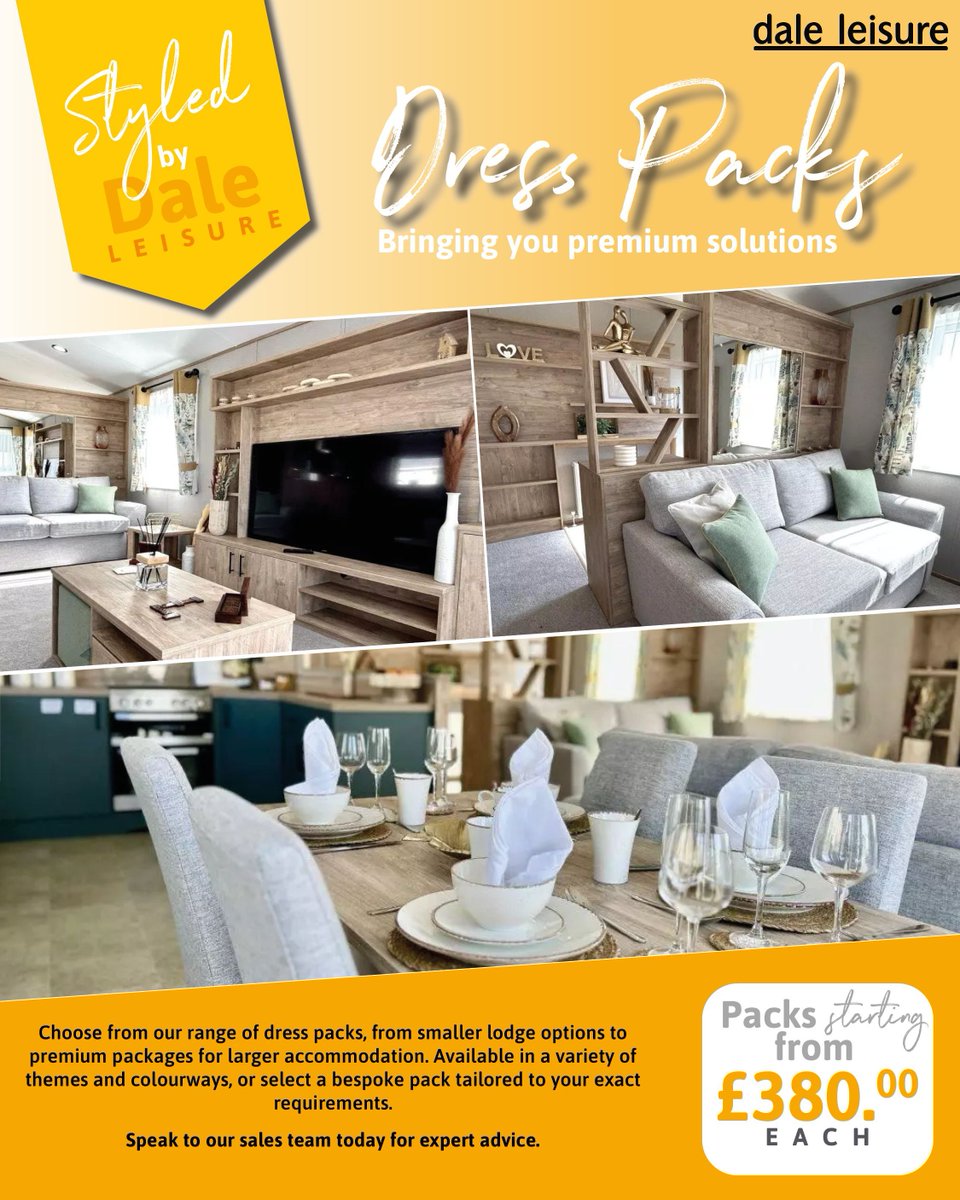 DaleLeisure's tweet photo. Elevate your holiday accommodation with our beautifully curated dress packs, thoughtfully designed to reflect the latest colour palettes and interior design trends 🧡🌼
#DaleLeisureSupplies #DressPacks #DisplaySolutions https://t.co/Cwz1x6escF