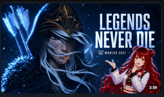 SolariReacts's tweet photo. we finally got to officially check out the MV for Legends Never Die!! https://t.co/0JBvRyKUGM

#leagueoflegends #vtuber #musicreaction #gamingmusic https://t.co/Gt7Cevp0W3
