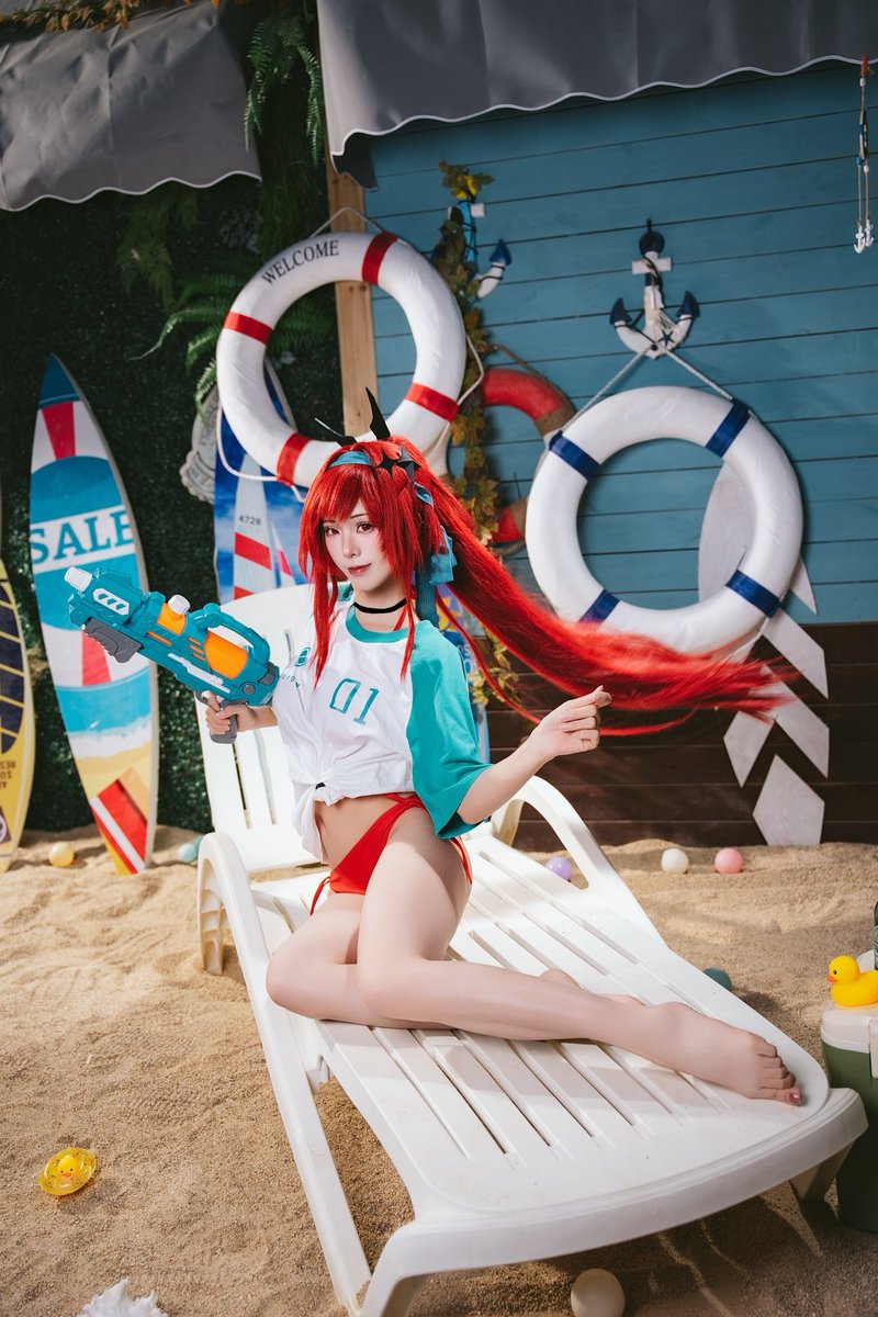 Daieryh4v's tweet photo. 一起享受夏日吧！指挥官！
#nikke #nikkeax2026 #拉毗小红帽 
#cosplayㅤㅤㅤㅤㅤㅤㅤ https://t.co/7rj822NVVF