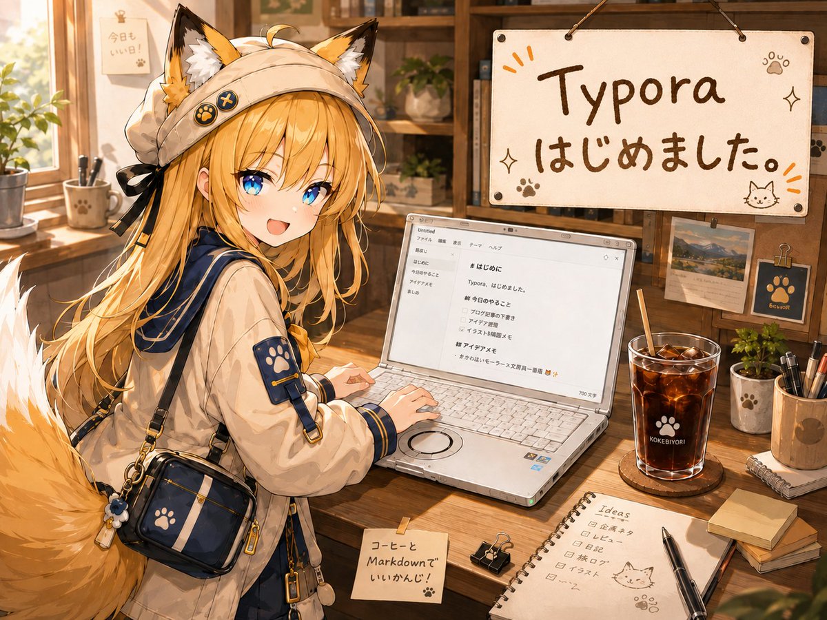 syumari2016's tweet photo. Typoraはじめました https://t.co/ljheLarZJN