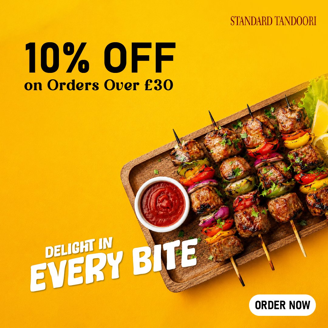 StandardTandoor's tweet photo. Standard Tandoori – Time for a tasty escape from the ordinary? 🥘
 
Flavours crafted to delight your senses and make your dinner unforgettable.
 
Tap into flavour now: https://t.co/im6AssxiLC
 
#TakeawayTreat #FoodLove #OrderTonight #StandardTandoori https://t.co/OpGyPgysIN