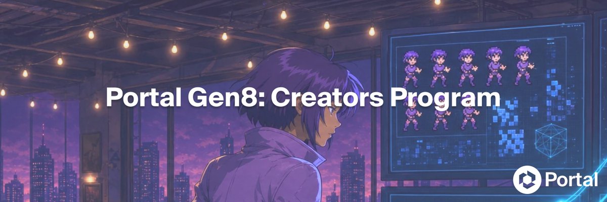 Portalcoin's tweet photo. Portal Gen8: Creators Program

We're almost ready to launch our next product, Portal Gen8, and we need your help, the best community! We're selecting 20 creators to get early access, create games alongside us, and directly shape the future of our dev tools 🛠️

If you have a game concept, now's your chance!

🎯 What you'll do:
1️⃣ Create and Share: Ship playable games with Gen8 during the program. 
2️⃣ Guide Development: Provide regular, actionable feedback to help us improve the tools.

🎁 What you get:
1️⃣ Sponsored Creations
2️⃣ Featured Spotlights: A chance to be featured with high visibility on Gen8 to showcase your game. 
3️⃣ Direct Access: A direct connection to our core team to shape new features.

Apply for Early Access, Creator: 
🔗 https://t.co/UZn4Y9lJ2B → Portal Gen8: Creators Program