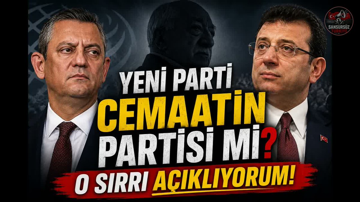 STR51oF51o's tweet photo. İlk 10 dakikadaki tamamen kurgu cemaat–Yeni Parti anlatısı, siyasi videoların bağlamdan koparılarak nasıl propaganda malzemesine dönüştürüldüğünü göstermek için kuruluyor.

Yayın; kesilmiş videoları yeniden dolaşıma sokan medya dilinden Yeni Parti'yi "FETÖ" ile eşitleme stratejisine, olası soruşturmalar ve seçim gündemi üzerinden kurulan baskıya kadar aynı mekanizmayı inceliyor.

Tam yayın:
https://t.co/pf68idhpJc

🗣️ Emre Uslu: @EmreUslu