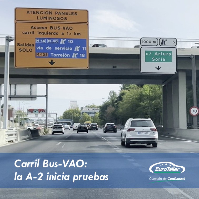 EUROTALLER's tweet photo. 🚗 Desde agosto, el nuevo carril Bus-VAO de la A-2 cambia la circulación en horas punta. 

Descubre quién puede usarlo, cómo funcionan las balizas y qué debes tener en cuenta para evitar sanciones. 👇

https://t.co/V7VQogwTky

#DGT #SeguridadVial #A2 #Movilidad #EuroTaller https://t.co/1xBTpzMtGL