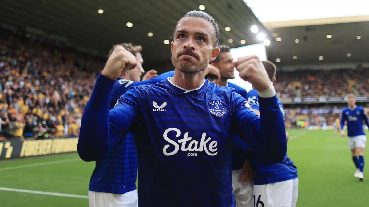 ToffeeBriefing's tweet photo. 🔵 EVERTON NEWS | Jack Grealish

83% of fans want him back this summer. After that wave to the Hill Dickinson crowd after Everton's final home game of last season, it's not hard to see why. The question is whether City will play ball. (via Liverpool Echo) #EFC https://t.co/pI78B9pDBa