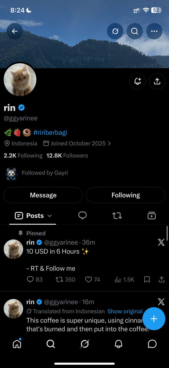 mihauls's tweet photo. @itsgayri @ggyarinee thank you po! ☘️ https://t.co/f7gewtNJOD