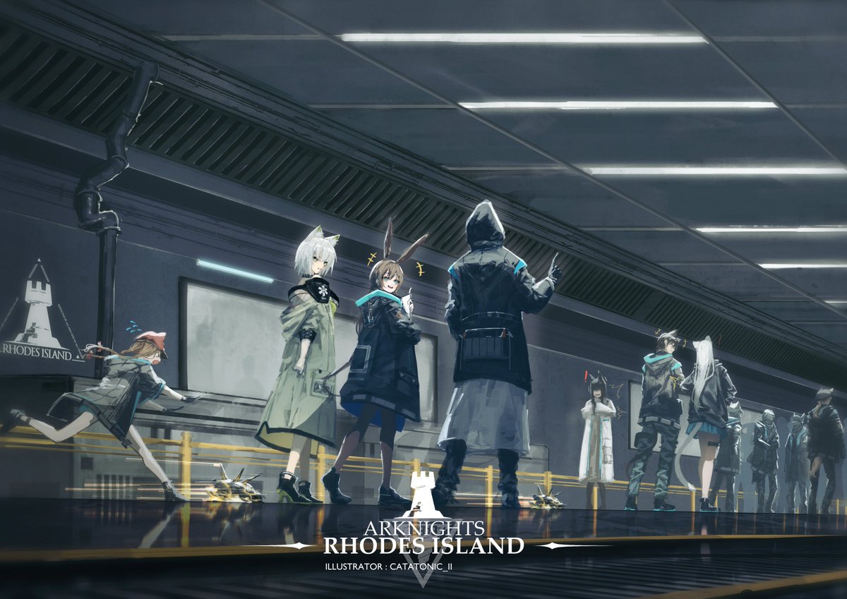 Catatonic_II's tweet photo. RHODES ISLAND FAMILY
#アークナイツ #Arknights #明日方舟 https://t.co/7cHB9FGtNX