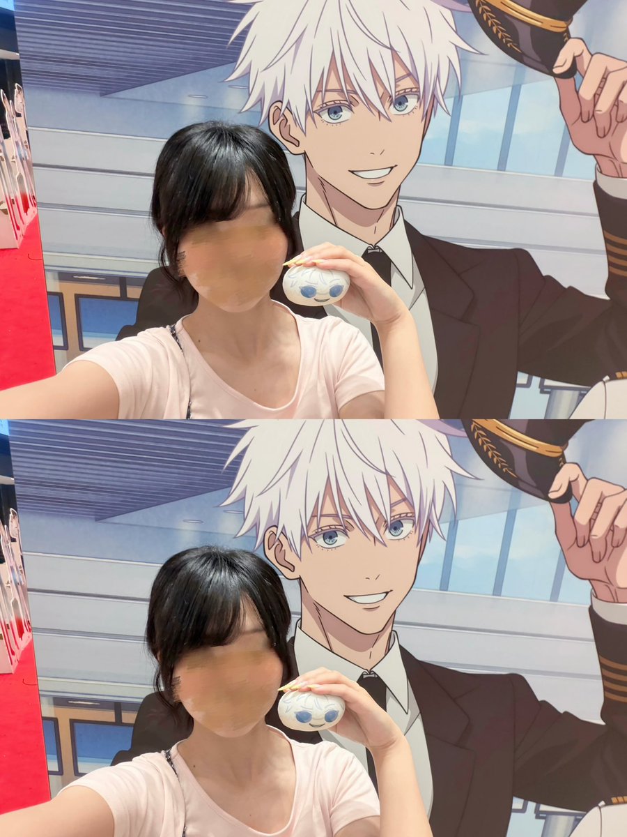 torq_16's tweet photo. 呪術廻戦×羽田空港
おそろコーデとバースデー缶のA3で併せてました！👊🏻💗 https://t.co/pDekLLR2JU