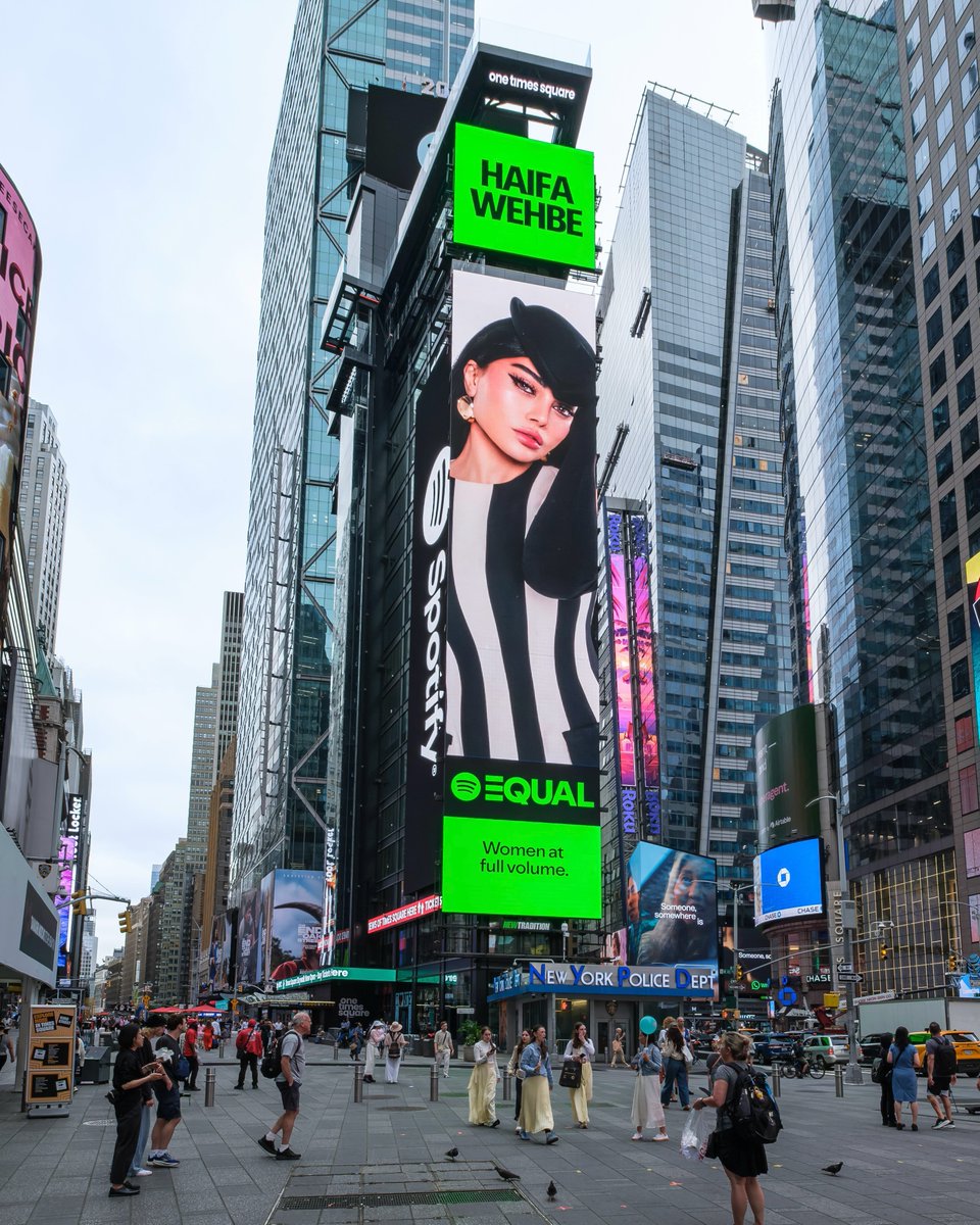 HaifaWehbe's tweet photo. Every song tells a story. Thank you, @Spotify EQUAL, for giving women’s voices an even bigger stage ❤️
#HaifaWehbe https://t.co/1reOv3lDn5