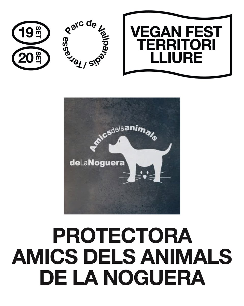 VeganFestCat's tweet photo. Més santuaris i refugis ens acompanyaran al Vegan Fest. Cada dia rescaten animals de l’explotació i l’abandonament i els ofereixen una nova vida amb cures, respecte i llibertat.

Vine a conèixer la seva feina i ajuda’ls a continuar salvant vides.

#veganfest✊🏻🥕 https://t.co/LnW2KPSDdT