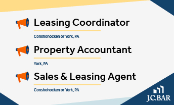 JCBARProp's tweet photo. J.C. BAR Properties is hiring for multiple positions in the York and Conshy area!

https://t.co/EHGZISAG0l

https://t.co/kfbwkoF2Y6

https://t.co/2b192nOouf

#nowhiring #hiring #jobs #careers #commercialrealestate #cre #shoppingcenters #JCBARProperties #RaisingtheBAR https://t.co/4icNJETmAB