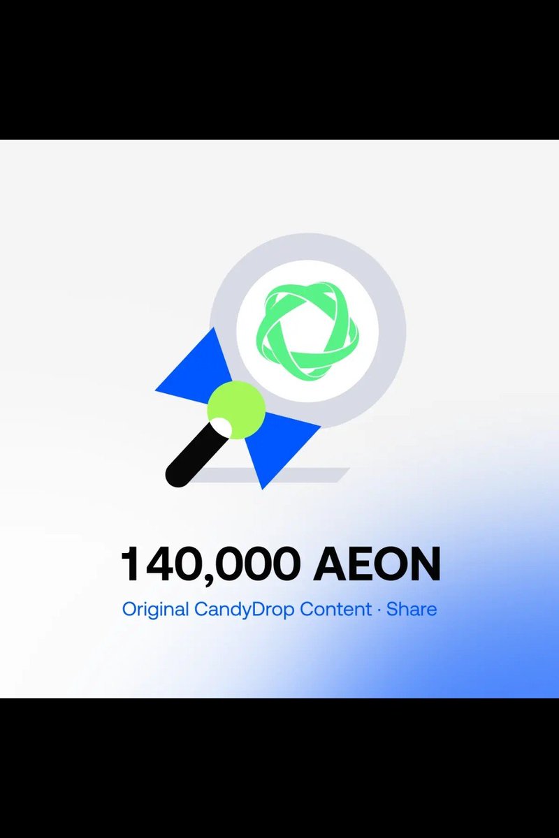 Zeeshancryptozo's tweet photo. 🍬 Craving some Candy? Trade, check in &amp; invite daily to win! 
3 steps to join: 
1️⃣ Open Gate App: Earn → CandyDrop
2️⃣ Find AEON CandyDrop &amp; tap "Join Now" 
3️⃣ Complete spot trade or invite tasks

Link: https://t.co/Pme9dovODv

#Gate #CandyDrop #AEON #zeeshancryptozone #crypto https://t.co/isj1dSdA1U