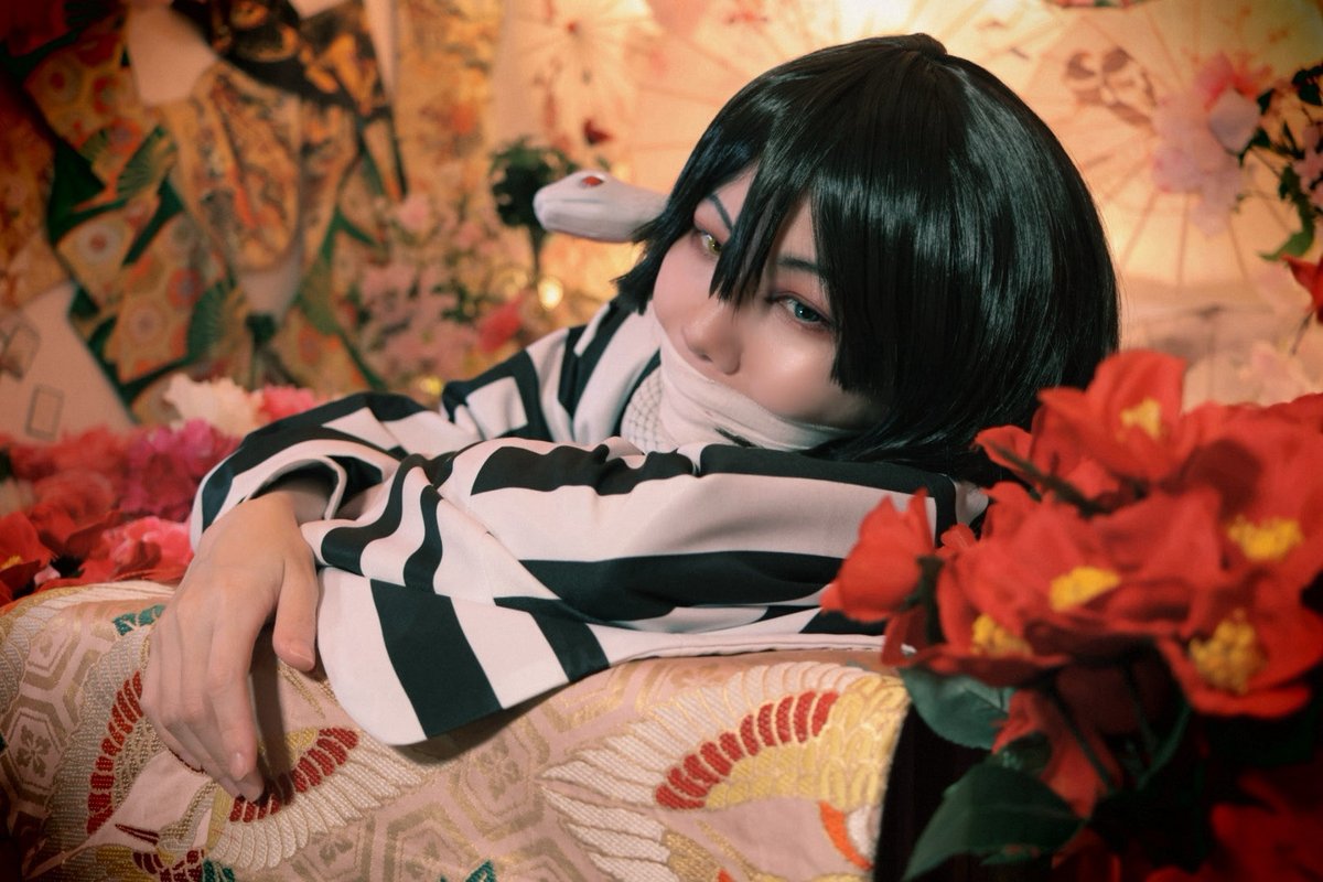 mecocosp's tweet photo. 【kmt/cos】🐍🌸

……。

素敵な📷さん@NORN_0309 
#スタジオこむや https://t.co/MMWx2ph57n