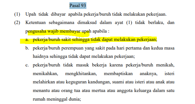 MenteriPekerja's tweet photo. Kasusnya bagusnih buat awareness kita bersama untuk perusahaan maupun pekerja.

Dimana Surat Keterangan Berobat ≠ Surat Keterangan Sakit. ⛔️

jadi gini :
- Surat Keterangan Berobat cuma bukti pernah periksa di layanan kesehatan.

- Surat Keterangan Sakit yang bisa jadi dasar izin istirahat & tetap dibayar upah sesuai pasal 93 UU 13 tahun 2003

Jadi jangan salahkan perusahaan kalo "sakit" mu ditolak oleh perusahaan kalo hanya memberikan Surat Keterangan Berobat. Kalo memang butuh izin sakit yang sah, minta surat keterangan sakit yg ada rekomendasi istirahatnya.