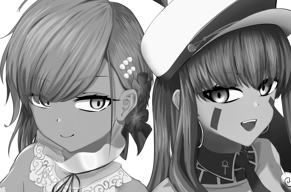 reito_uraus's tweet photo. サークル「くりすまつ」様の新刊両方に参加させていただきました！
この夏は静謐ちゃんとアイドル！！！！
#静謐のハサンアイドル合同 
#C108 https://t.co/FktztriX8u