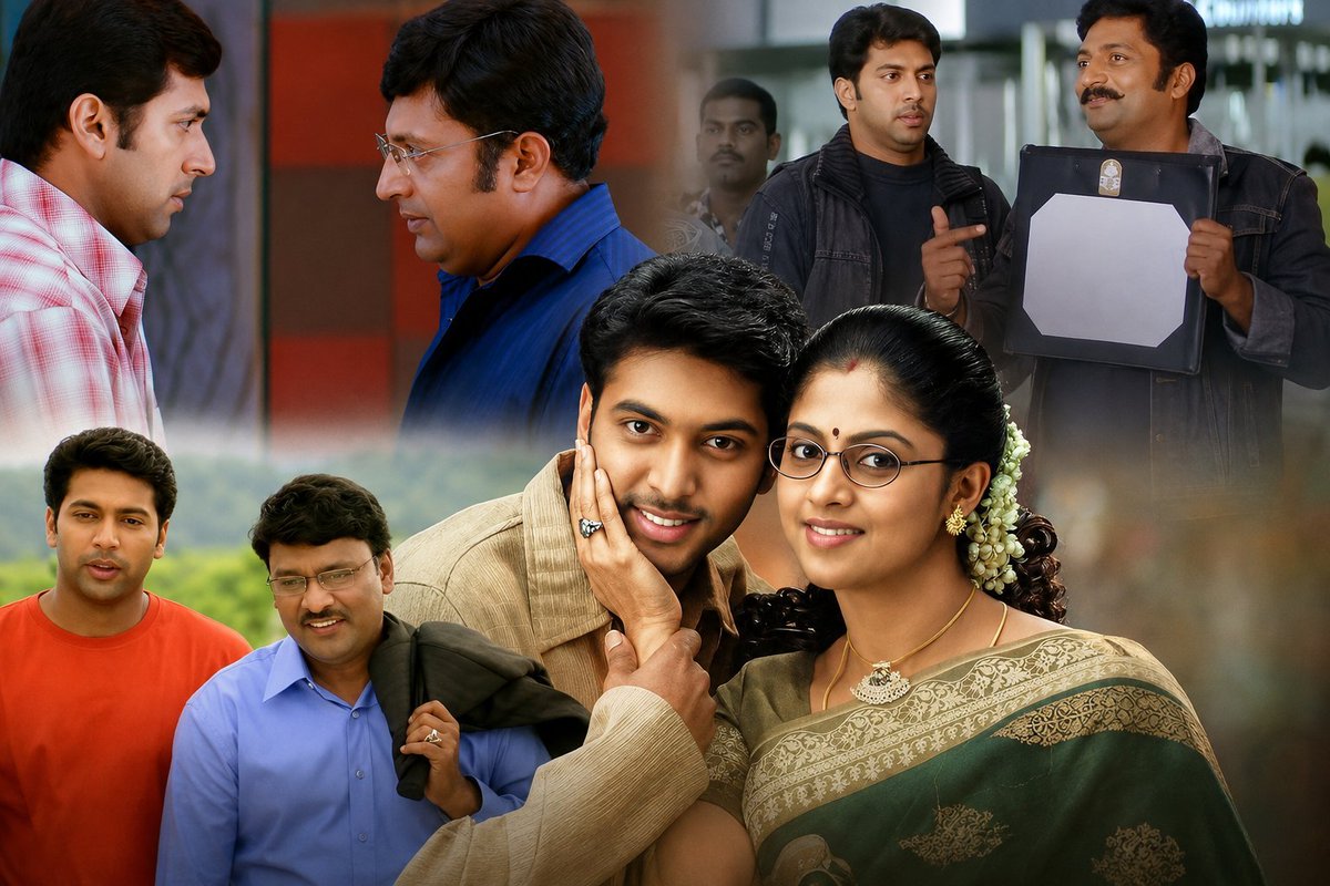 Kiran_Kumar_KK's tweet photo. @jayam_mohanraja @iam_RaviMohan 
Types of parenting explored in #MohanRaja movies.
#MKumaran - Responsible Mom, Irresponsible Dad.
#SomethingSomething - Strict Mom, Friendly Dad
#SanthoshSubramaniam - Strict & Over caring Dad, Loving Mom.
#ThaniOruvan - Blind follower or supporter of his son even if he is wrong.
Above movies can be watched not just for its repeat value but also for the positive vibes & parenting lessons it shares. 
@geneliad @trishtrashers @prakashraaj