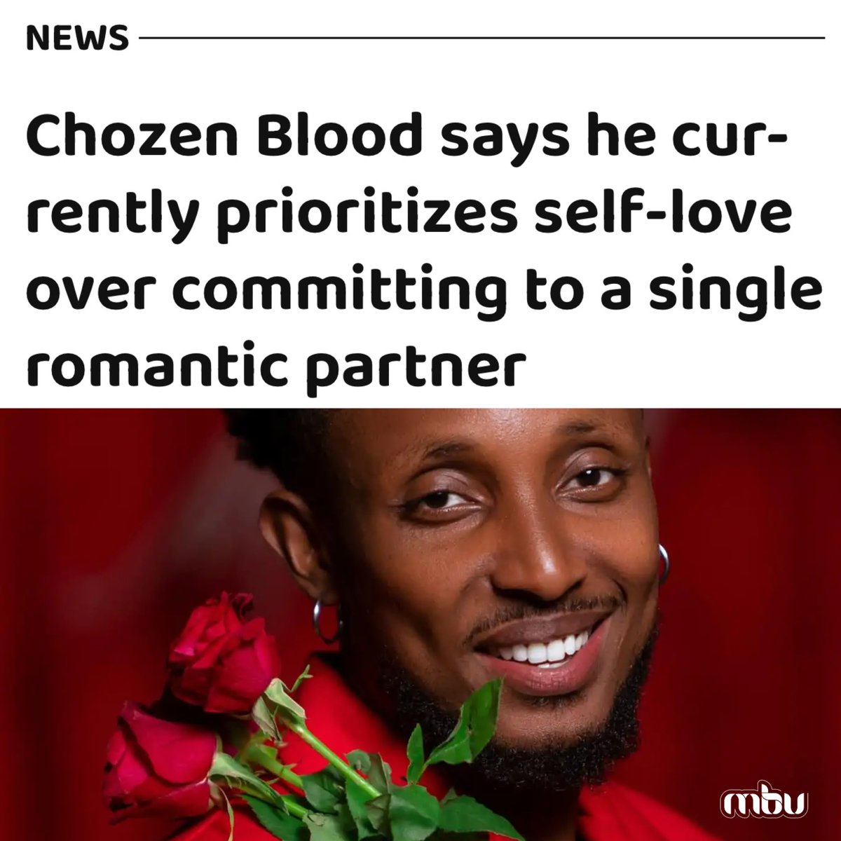 MBU's tweet photo. .@Chozenblood shares how the loss of his mother reshaped his perspective on life, love and personal growth.

Details: https://t.co/MCZrFAPtSK https://t.co/W6SNSpPQhO