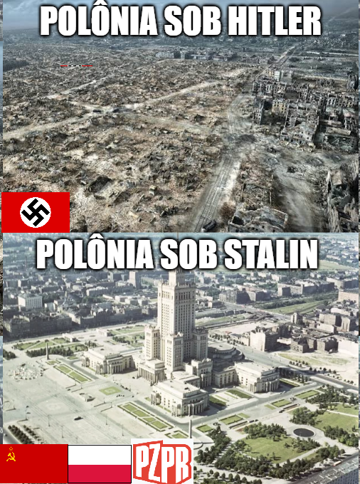 ComunistaOpres4's tweet photo. Há 82 anos os Nazistas devastavam 90% da capital da Polônia, Varsóvia

Foi seu último crime na Polônia antes de serem expulsos pela URSS, que imediatamente começou a reconstruir a cidade

Lembrem-se: há polonês retardado que diz que comunistas foram "tão ruins quanto os nazistas" https://t.co/3L3TqpdNHV