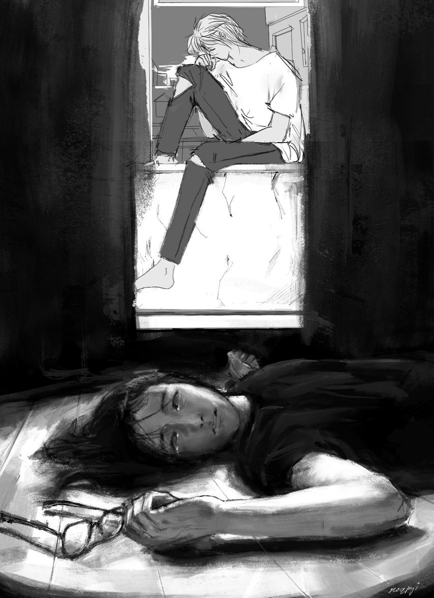 xOqpyi's tweet photo. Banana fish fanart, eiji okumura &amp; dawn #bananafish #asheiji https://t.co/wcvf1LhlH3