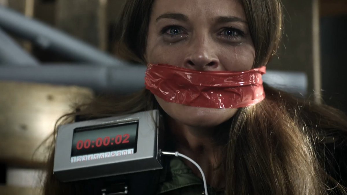 SupermoKhai's tweet photo. Franziska Kruse tied tape gagged and being held hostage - Verbotene Liebe Folge 4439 - 4440 (3) https://t.co/Kyertqhwyp
