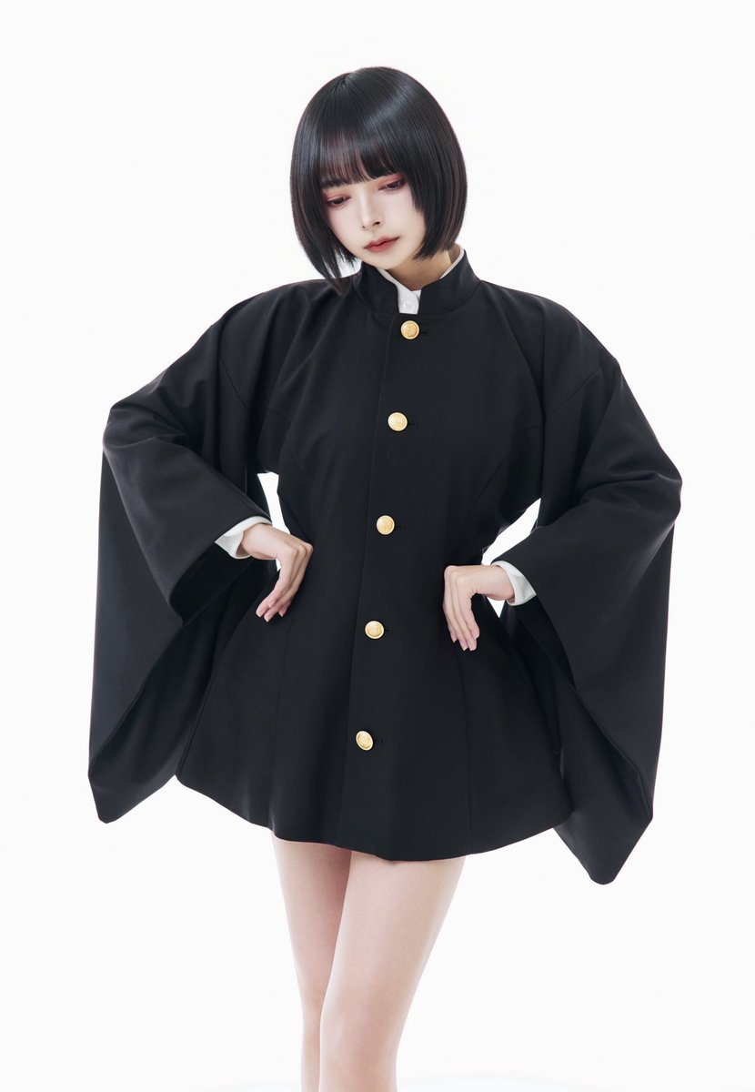 misamaru_kimono's tweet photo. 【お知らせ】
8月7日(金)21時より「着物袖学ランワンピ」の発売開始！
ウエスト絞り×裾フレアでスタイルアップ効果のある一着です✨
https://t.co/lwapAKLYOj https://t.co/0qnHkKGnce