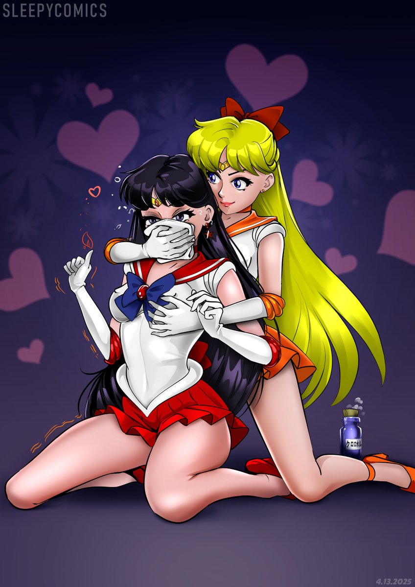 sleepycomics's tweet photo. Minako giving Rei the sleepy cloth. 😍 https://t.co/TkWp2MEWuC