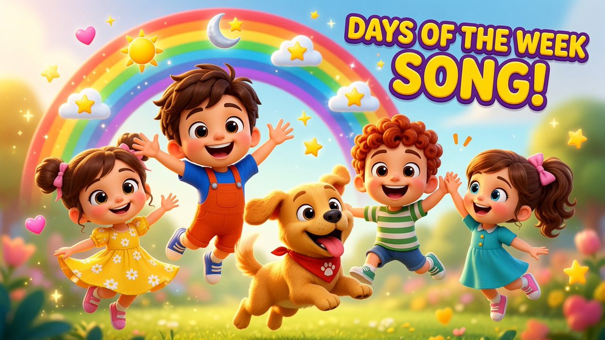 itsluliboo's tweet photo. 🎶 Sing along with Kiko, Mila, Buddy &amp; friends! Learn the Days of the Week the fun, bouncy LuliBoo way! 🌈

Sunday, Monday, Tuesday... can YOUR little one keep up? 🐶

▶️ Watch now: https://t.co/CVGsCDxRUx

#LuliBoo #KidsSongs #DaysOfTheWeek https://t.co/cLBjog8c32