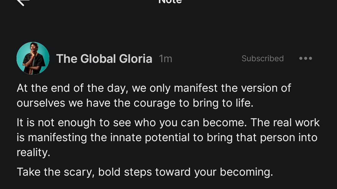 TheGlobalGloria's tweet photo. Take the scary bold steps👌 https://t.co/7qkc80q9Ti