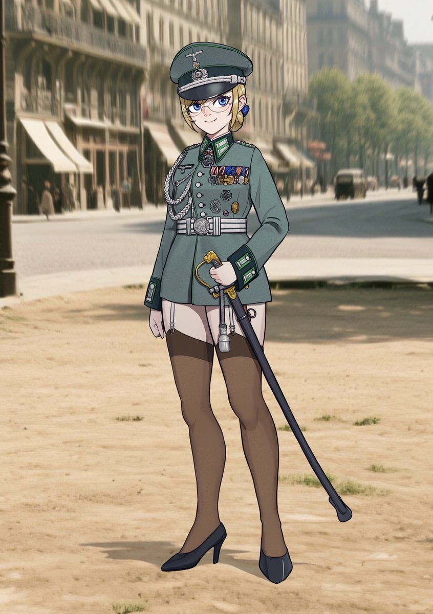 Vertin2332's tweet photo. Sharing my OC “Wehrmacht Gebirgsjäger Oberst” #WW2 #ドイツ軍 #第二次世界大戦 #山岳猟兵 #エーデルワイス #OC https://t.co/xrVo9RA7h4