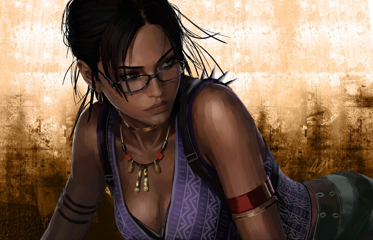 SatoVaflenskaya's tweet photo. Sheva Alomar fanart!! #ResidentEvilㅤ #Residentevilfunart #ShevaAlomar #art #commisionopen #digitalart  #ResidentEvi5 https://t.co/kOQGsroZMo