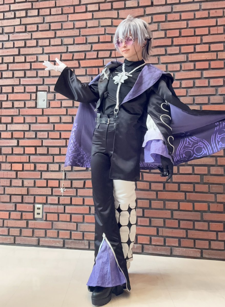 Oki_mako0302's tweet photo. まだまだ微調整も必要だけど、こだわり詰め込んだ衣装見て〜Vの衣装大変だった😂
※ウイッグやらかして加工したので、時空よがんでるのはご愛嬌
#JACSアストピア https://t.co/epM6yWZKKH