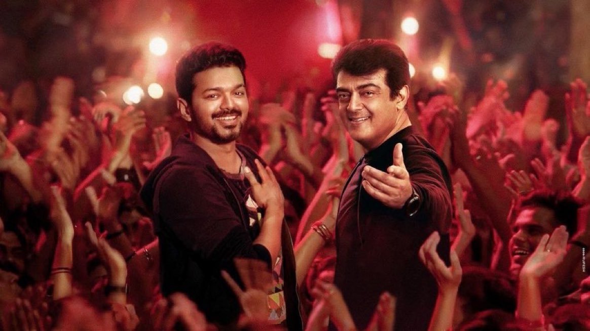 KVFC_Official's tweet photo. STRICTLY Only for @Actorvijay FANS!!! 

How many are going to watch #DareDevil FDFS for our Nanbar #AjithKumar this time ?? 🥳💥

@Akracingoffl @actorvijay #AK64 https://t.co/0y0dz7K2fw