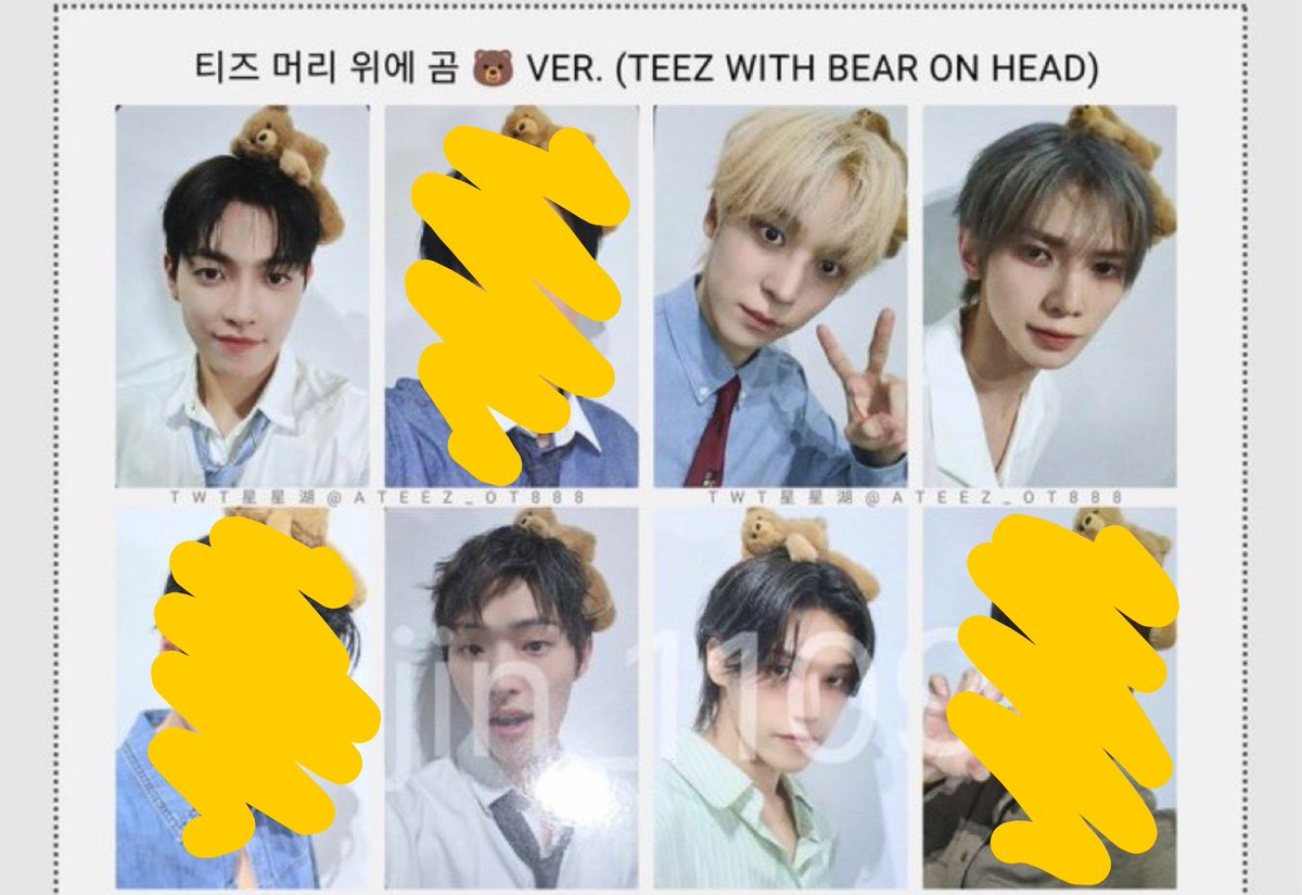 ateezgeolae's tweet photo. 에이티즈 골든아워5 맵달 하이어 분철
Sell
티즈 머리 위에 곰 ver.
Pc+Album 1.86
⭕️홍중 윤호 여상 민기 우영

배드 컴백 타임피스 유광 ver.
Pc 1.0
⭕️홍중 성화 윤호 여상 민기 우영 종호

ATEEZ Hongjoong seonghwa yunho yeosang san mingi wooyoung jongho wts BAD

https://t.co/kXybmB3ykK https://t.co/HbonR0IPSt