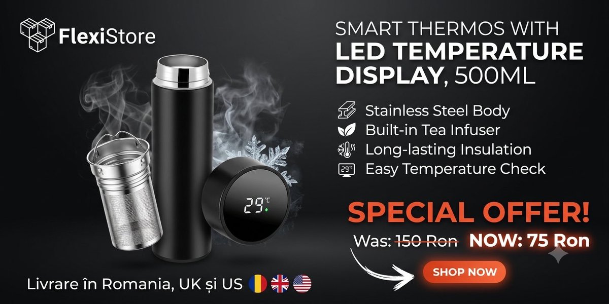 RGirbeata's tweet photo. stainless steel thermos with LED display
✅tea infuser included
✅led glass temperature display
✅good for taking on trips
Order here: https://t.co/l6K0skGSMX https://t.co/ADAluzBnkt