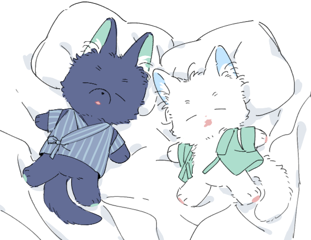 burntbnn's tweet photo. 🐺🐱💤 https://t.co/VapDIm1RIo