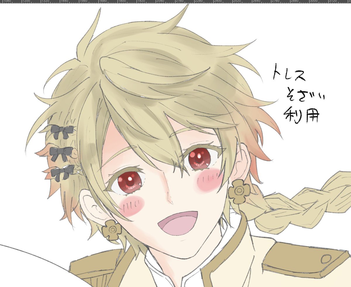 kAnaRis_ss's tweet photo. これはトレス素材を使ってみたはいいものの自分の絵柄の落とし込みができずにどうしようもなくなったマルガリータくん https://t.co/FilAyPb6xZ
